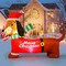 GOOSH 5 FT Christmas Inflatables Dachshund Dog with Built-in LEDs